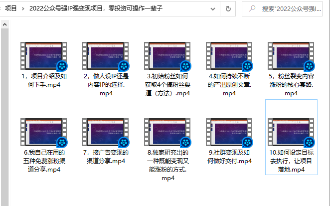 小淘原创:2022公众号强IP强变现项目，零投资可操作一辈子-项目资源库