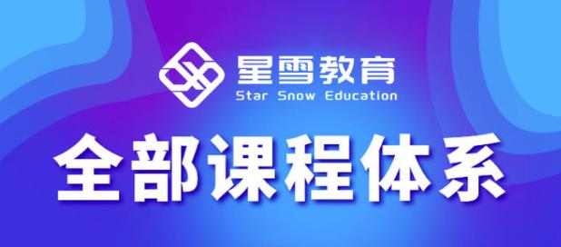 星雪教育淘系高级班,更全的运营提升方案,零基础由浅入深,店铺最新玩法-项目资源库
