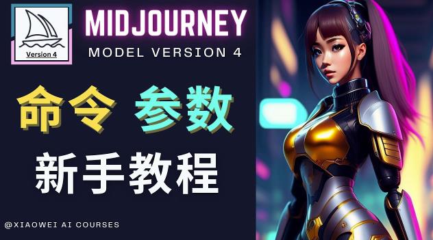 Midjourney新手入门教程，轻松创作顶级图像，命令参数-新手教程-项目资源库