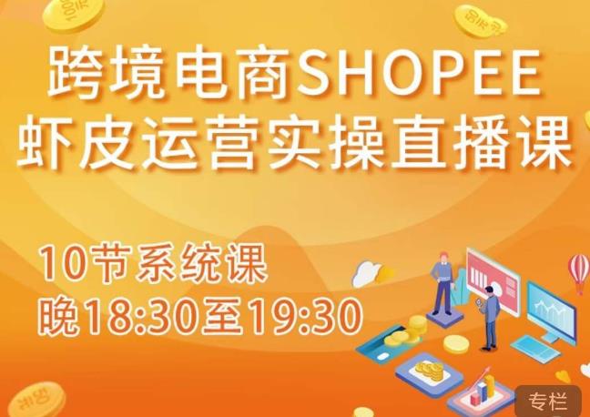 跨境电商Shopee虾皮运营实操直播课,从零开始学,入门到精通(10节系统课)-项目资源库
