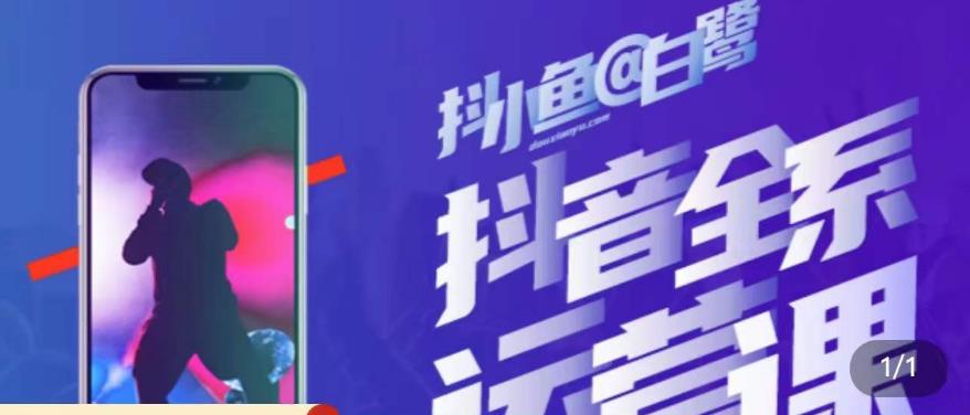 白鹭·主播内训营,运营主播话术起号进阶能力提升-项目资源库