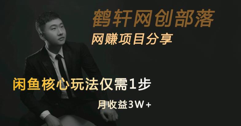 闲鱼核心玩法不卖货也能1年变现20W，玩法简单-项目资源库