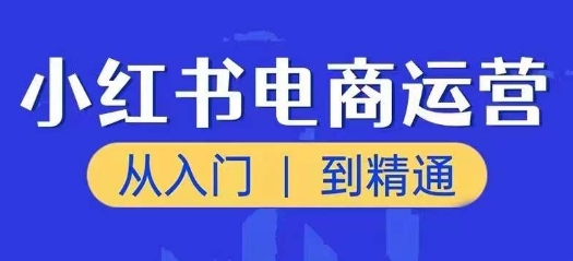 小红书电商运营课，从入门到精通，带你抓住又一个赚钱风口-项目资源库
