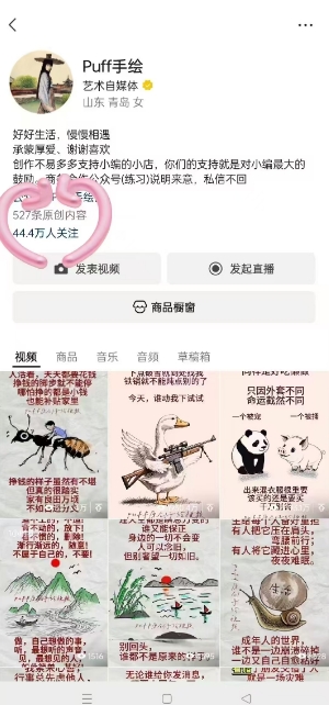 Puff手绘视频号分成项目，三天过分成计划，简单易上手，适合新手-项目资源库