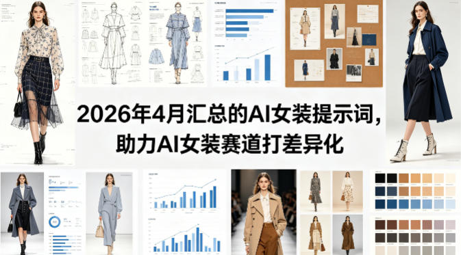2026年4月汇总的AI女装提示词，助力AI女装赛道打差异化-项目资源库