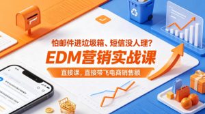 怕邮件进垃圾箱、短信没人理？EDM营销实战课，直接带飞电商销售额【原创双语字幕】-项目资源库