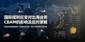 国际规则巨变对出海业务CBAM的影响及应对策略,帮助企业穿透供应链数据堵点,规避合规风险-项目资源库