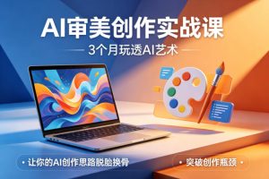 AI审美创作实战课,3个月玩透AI艺术,让你的AI创作思路脱胎换骨,突破创作瓶颈(更新0706)-项目资源库
