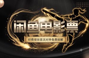 一部功夫女足,再次颠覆了我对闲鱼电影票的认知,旺季一月打底1W+-项目资源库