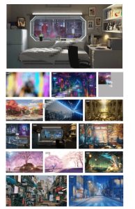 某宝付费购买！108GB，直播绿幕二次元3D动态虚拟背景合集，抖音动漫房间高清直播素材，电脑桌面壁纸-项目资源库