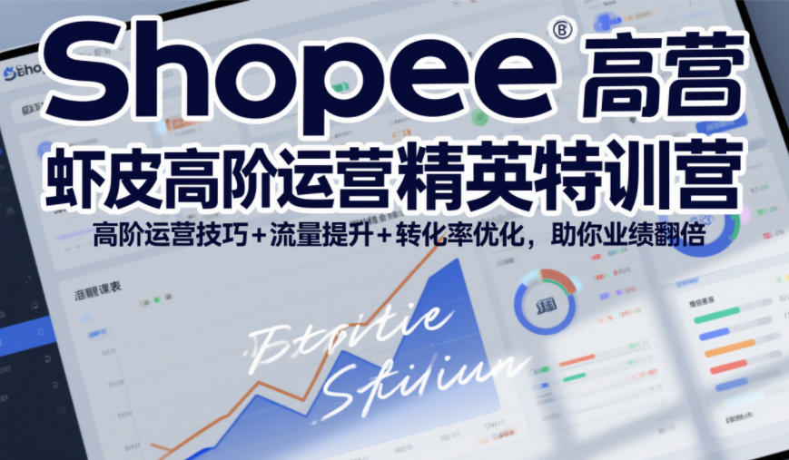 Shopee虾皮高阶运营精英特训营，高阶运营技巧+流量提升+转化率优化，助你业绩翻倍（更新26年9月）-项目资源库