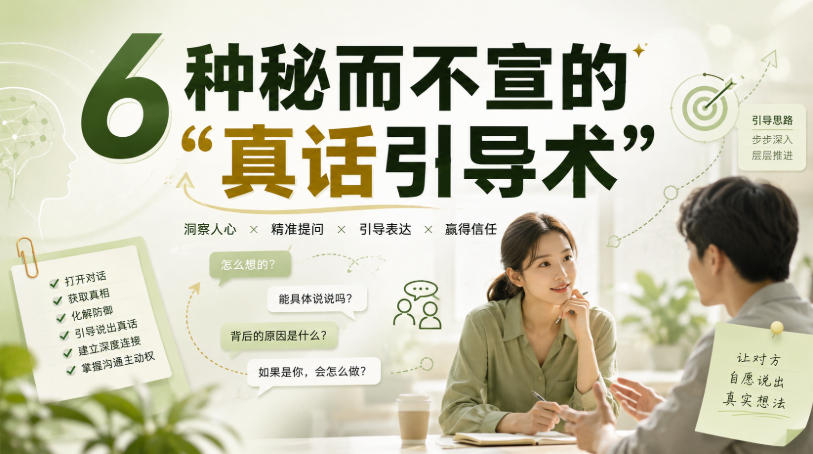 付费文章：6种秘而不宣的“真话引导术”-项目资源库