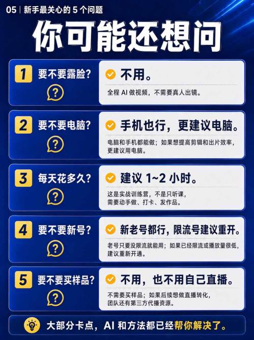 视频号Ai爆品带货，不露脸、不直播、不买样品、不开店、不发货，AI做视频也能带货，轻松单日佣金1k+-项目资源库