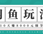 龟课·闲鱼项目玩法实战班第12期，操作10天左右利润有8000元细节玩法-项目资源库