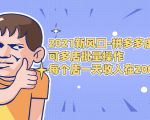 2021新风口-拼多多虚拟店:可多店批量操作,每个店一天收入在200-1000-项目资源库