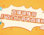 直播训练营：打造百万销售直播间 教会你如何直播带货，抓住直播大风口-项目资源库