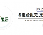 龟课·淘宝虚拟无货源电商5期，全程直播 现场实操，一步步教你轻松实现躺赚-项目资源库