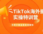 TikTok海外掘金实操特训营：手把手教运营变现赚钱-项目资源库