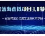 黄岛主·淘宝蓝海虚拟项目3.0,小白宝妈零基础的都可以做到月入过万-项目资源库