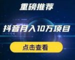 星哥抖音中视频计划：单号月入3万抖音中视频项目，百分百的风口项目-项目资源库