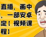无绿布直播，画中画直播，一部安卓手机搞定-项目资源库