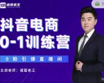 诸葛老王抖音电商0-1训练营，从0开始轻松破冷启动，引爆直播间-项目资源库
