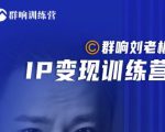 群响刘老板·IP变现训练营第6期：教你搞流量新姿势，IP打造获客私域经营-项目资源库