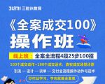 《全案成交100》全案全流程4段25步100招，操作班-项目资源库