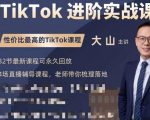 大山老师TikTok进阶实战课:账号详解,流量运营,实战变现,助力你成功出海-项目资源库