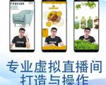 个人虚拟直播间的搭建与操作，专业虚拟直播间的打造与操作-项目资源库