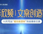李欣频|文案创造课，0基础可报10天写出“看到就想转”的自媒体文案-项目资源库
