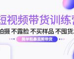 短视频带货训练营：不拍摄 不露脸 不买样品 不囤货发货 简单粗暴混剪带货（第三期）-项目资源库