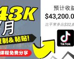 2022抖音国际版Tiktok赚钱项目:每天上传一个视频就轻松月入$43200-项目资源库