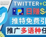 通过Twitter推广CPA Leads，日赚46.01美元 - 免费的CPA联盟推广模式-项目资源库