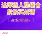 阿呆电商·达摩盘人群组合投放实战课，你以为推广不赚钱是技术问题，其实是你没有选好高价值消费客群-项目资源库
