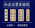 他创传媒·抖音小店系统运营实操课，从零到一系统性教学，抖店日出千单保姆级讲解-项目资源库