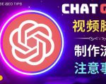 正确使用Chat GPT制作有价值的中文视频脚本，并在YouTube获利-项目资源库