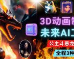 利用未来Ai工具LeiaPix,静态图转换3D动画,Lexica和Chat GPT制作精彩视频-项目资源库