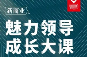 张琦·新商业魅力领导成长大课2023新版,高效管理必修课(30节)-项目资源库