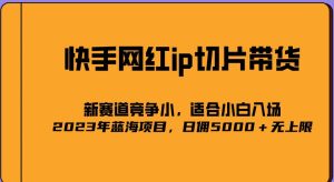 2023爆火的快手网红IP切片,号称日佣5000+的蓝海项目,二驴的独家授权-项目资源库