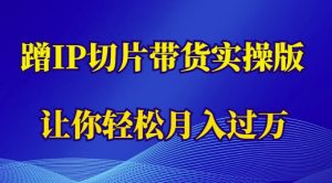 蹭这个IP切片带货实操版,让你轻松月入过万(教程+素材)-项目资源库