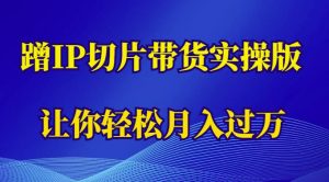 蹭这个IP切片带货实操版，让你轻松月入过万（教程+素材）-项目资源库