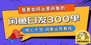 我是如何在闲鱼卖手机的,日发300单的秘诀是什么?【揭秘】-项目资源库