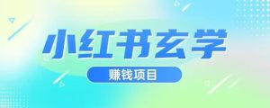小红书玄学项目，直接上手操作，日入500【揭秘】-项目资源库