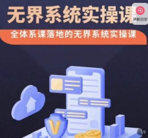 老衲·无界系统实操课，全体系落地无界改版后选择、出价、高投产做付费引流-项目资源库