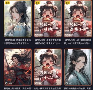 外面卖399元mj软件ai绘图项目,含剪辑,特效,文案,账号运营等-项目资源库