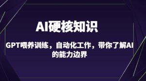AI硬核知识-GPT喂养训练,自动化工作,带你了解AI的能力边界(10节课)-项目资源库