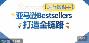 运营操盘手！亚马逊Bestsellers打造全链路，选品、Listing、广告投放全链路进阶优化-项目资源库