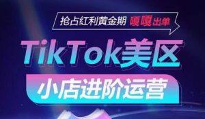 TikTok Shop美区小店进阶运营,抢占红利黄金期 嘎嘎出单-项目资源库