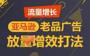流量增长 亚马逊老品广告放量增效打法，短期内广告销量翻倍-项目资源库